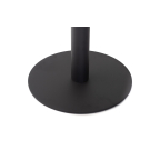 Стіл барний BT-01 білий мармур + чорний Vetro