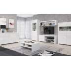 Вітальня Лінго німфея альба/білий сніг глянець Lagom